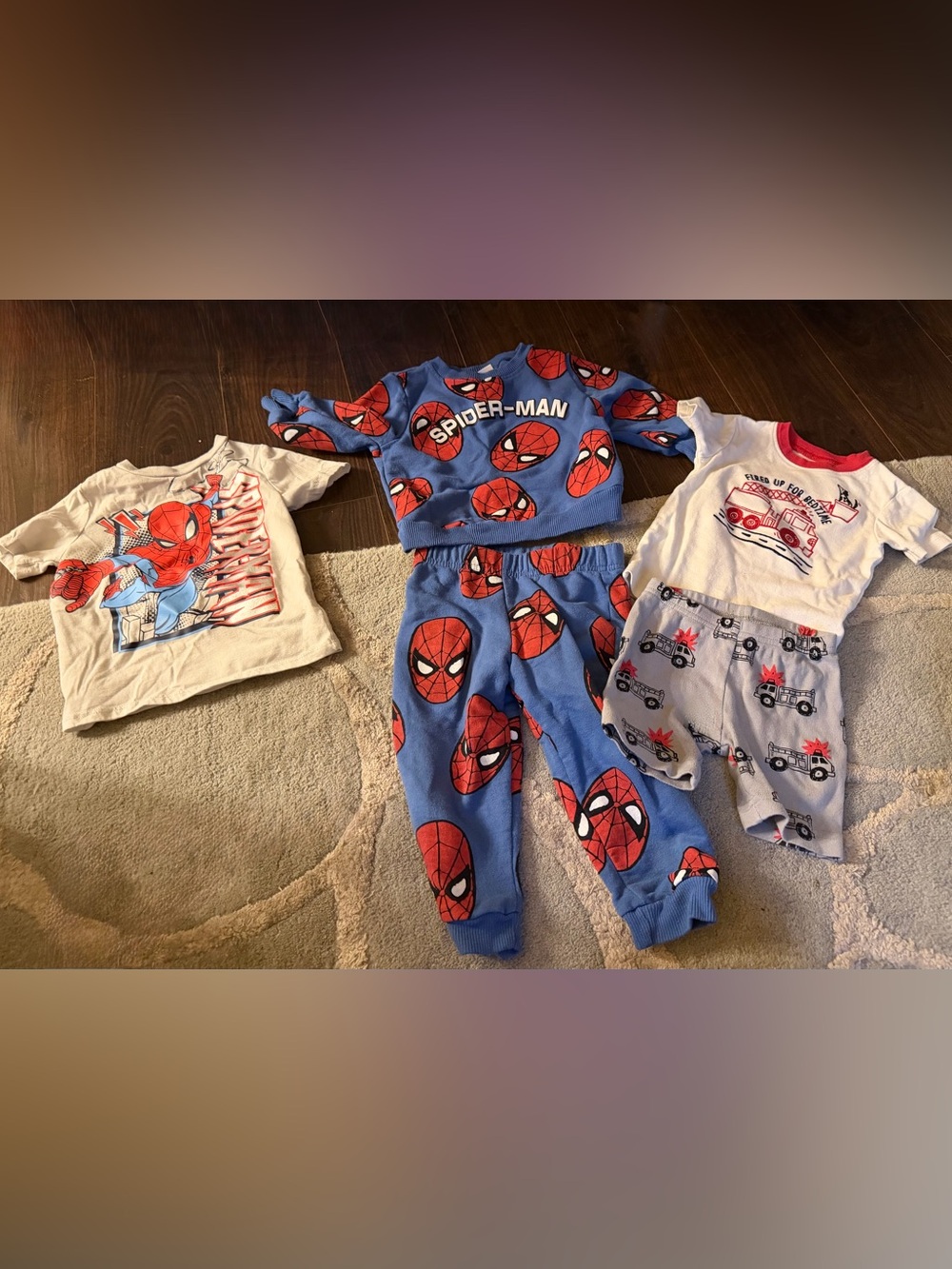 Toddler Boys Spider-Man Clothing Bundle Pajamas + Tees     🌿 3/$20 🌿